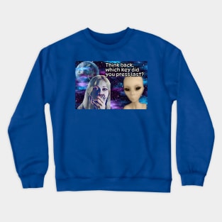 Misguided Computer Geek Lost in the Universe Crewneck Sweatshirt